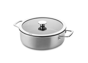 DUCQ Downdraft Braadpan Ø26cm met keramische anti-aanbaklaag (PFAS vrij) - DUCQ