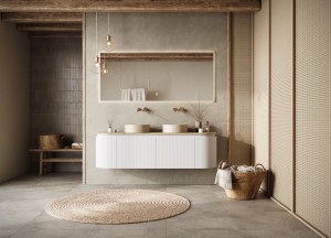 Kwartsiet natuursteen in de badkamer | mijn bad in stijl