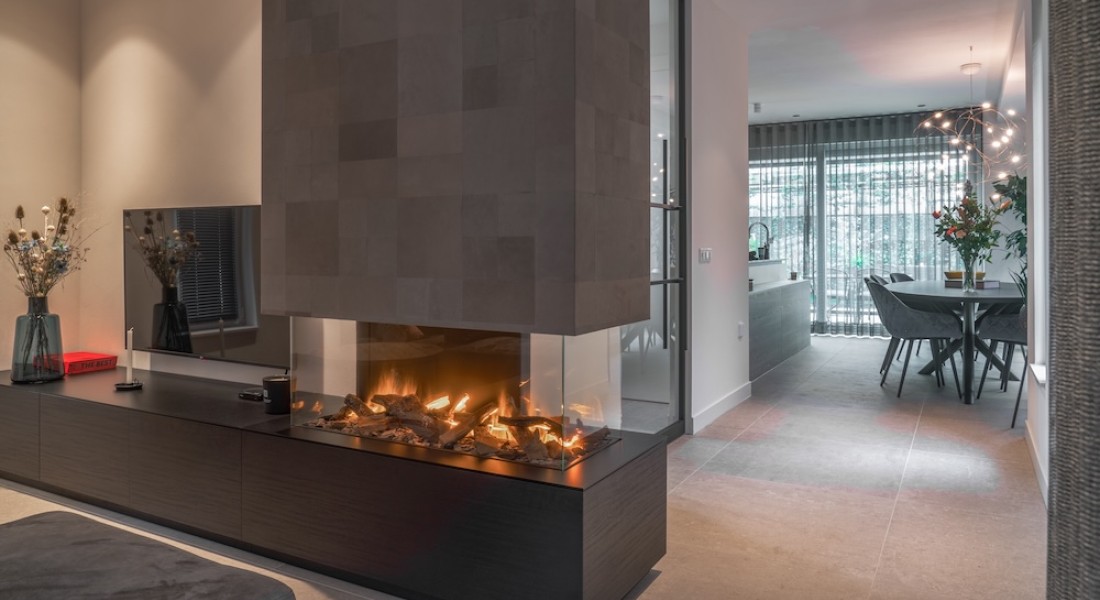 Altijd sfeer in huis met een waterdamphaard van Elu-Fire