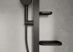 Rain Alu+ doucheset silk black | Ideal Standard - Ideal Standard