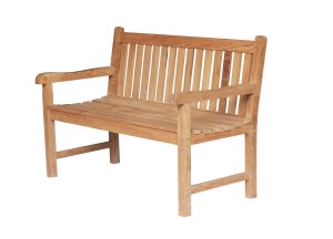 Windsor Teak Tuinbank 130 cm – Stijlvol, Duurzaam en Compact