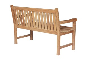 Windsor Teak Tuinbank 130 cm – Stijlvol, Duurzaam en Compact