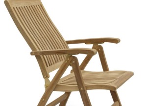 Verstelbare Teak Tuinstoel Linda | 5 Posities | Ergonomisch &amp;amp; Comfortabel - Teakea