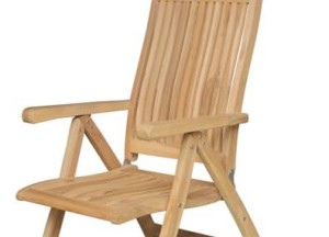 Verstelbare Teak Tuinstoel Linda | 5 Posities | Ergonomisch &amp; Comfortabel