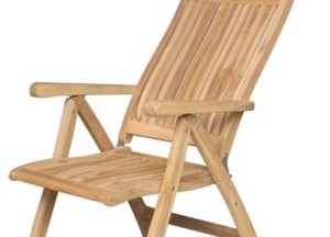 Verstelbare Teak Tuinstoel Linda | 5 Posities | Ergonomisch &amp; Comfortabel