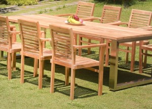 Stapelbare Teak Tuinstoel - Stacker Design | Massief Teakhout voor Duurzaam Comfort