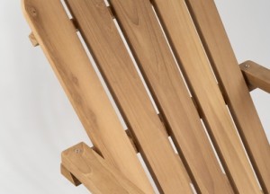 Adirondack Tuinstoel Teak + Voetenbank | FSC® Hout | Set