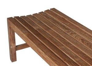 Slater Teak Tennisbank 180 cm | FSC Teak &amp; RVS Bouten