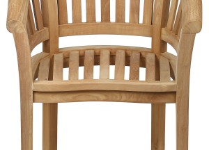Peanut Teak Tuinstoel - Stijlvolle Zitervaring met Ronde Rug | 45x52.5x86 - Teakea