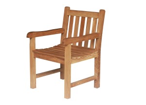 Vaste Teakhouten Tuinstoel | Massief FSC® Teak