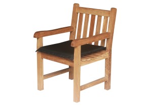Vaste Teakhouten Tuinstoel | Massief FSC® Teak