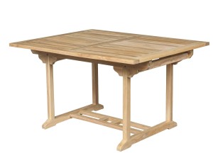 Teakhouten Uitschuifbare Tuintafel – Rechthoekig | 150&amp;lt;&amp;gt;200x100x75 cm | Duurzaam en Stijlvol - Teakea