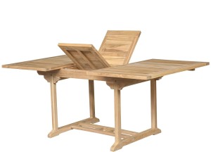 Teakhouten Uitschuifbare Tuintafel – Rechthoekig | 150<>200x100x75 cm | Duurzaam en Stijlvol