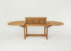 Ovale Teak Tuintafel 180-280 cm | XL Uitschuifbaar FSC Teak
