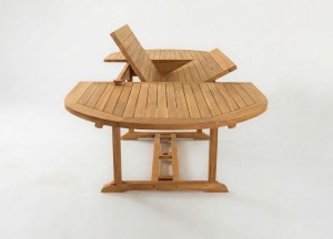 Ovale Teak Tuintafel 180-280 cm | XL Uitschuifbaar FSC Teak
