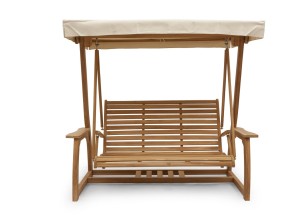 Teakhouten schommelbank 3 á 4 zits, 150cm breed - Teakea