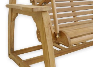 Teakhouten schommelbank 3 á 4 zits, 150cm breed