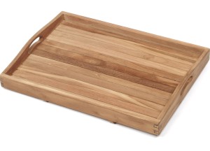 Teak Serveerwagen Buiten | FSC® Teak Trolley op Wielen