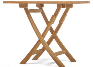 Teakhouten Klaptafel – 80x80x75 cm | Inklapbare Tuintafel | Duurzaam en Stijlvol