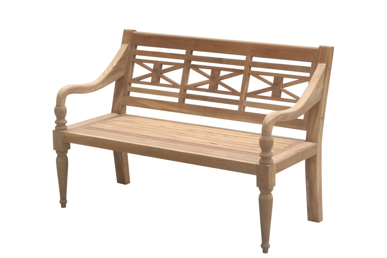 Teak Station Bank 150 cm - Gerecycled Teakhout en Duurzaam Design | Teakea