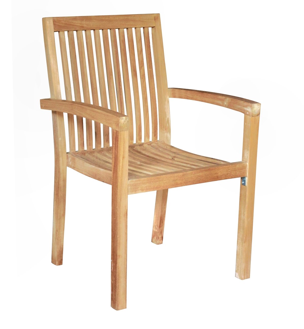 Ontdek Comfort en Stijl met Stapelbare Teak Tuinstoel Set - Model Pile (Set van 4)