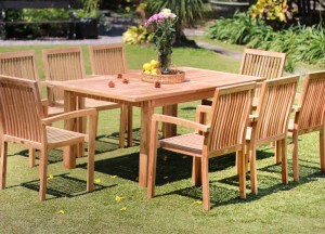 Ontdek Comfort en Stijl met Stapelbare Teak Tuinstoel Set - Model Pile (Set van 4)