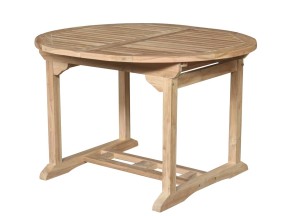 Ovale Teak Tuintafel Uitschuifbaar 120-180 cm | FSC Massief