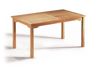 Stijlvolle Teak Tuintafel | 150x90x75 (H) - Duurzaam Tuinmeubel voor Buiten Genieten