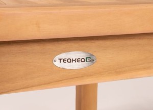 FSC® Teakhouten Tuin Bijzettafel 50x50 cm met Onderblad