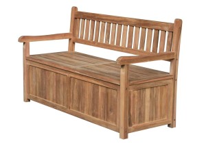 Windsor Teak Kussenbank 150 cm | Royale 3-Zits met Opbergruimte