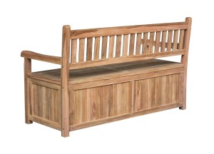 Windsor Teak Kussenbank 150 cm | Royale 3-Zits met Opbergruimte