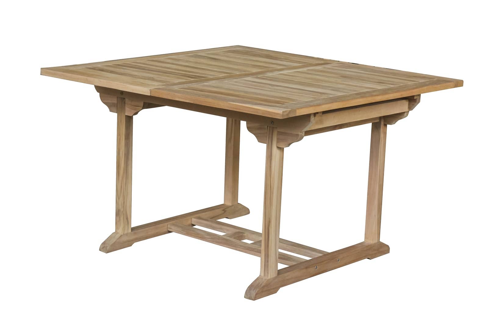Teakhouten Uitschuifbare Tuintafel – Rechthoekig | 120 <> 180x100x75 cm | Duurzaam en Stijlvol