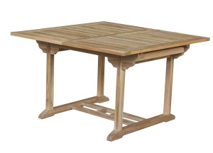 Teakhouten Uitschuifbare Tuintafel – Rechthoekig | 120 &amp;lt;&amp;gt; 180x100x75 cm | Duurzaam en Stijlvol - Teakea