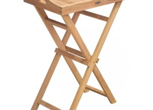 Teakhouten Dienblad Tafel FSC® – Inklapbaar &amp;amp; Afneembaar - Teakea