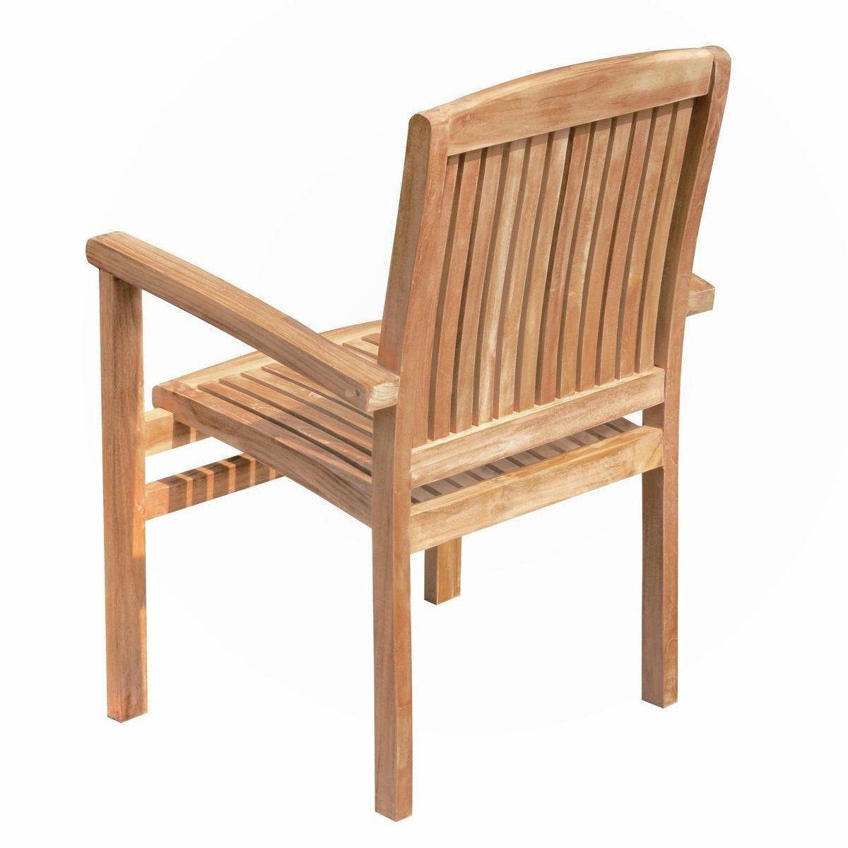 Ibiza Teak Tuinstoel - Stapelbaar, Comfortabel en Duurzaam | Teakea