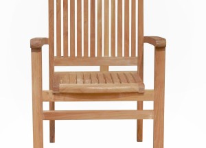 Ibiza Teak Tuinstoel - Stapelbaar, Comfortabel en Duurzaam | Teakea