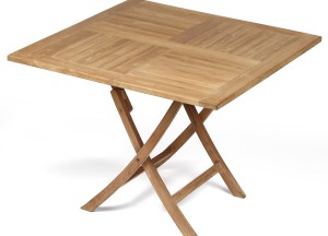 Teak Houten Klaptafel | Functioneel en Stijlvol | 100x100x75 cm