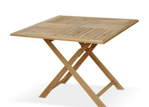 Teak Klaptafel Vierkant 90x90 cm | Tuintafel Inklapbaar | Teakea - Teakea