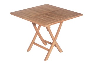 Teak Klaptafel Vierkant 90x90 cm | Tuintafel Inklapbaar | Teakea