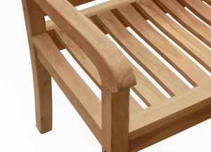 Teak Tuinbank Beaufort – 120 cm | 2-Zits Bank voor Buiten