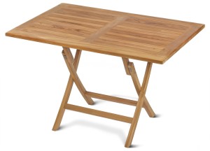 Teak Klaptafel 120×70 cm | 4-Pers | FSC® Teak | Teakea 