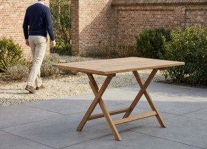 Teak Klaptafel 120×70 cm | 4-Pers | FSC® Teak | Teakea 