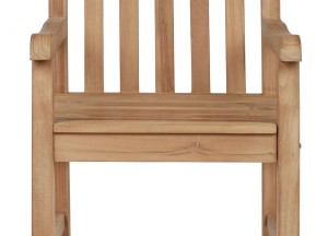 Balkony Tuinset | Rond Klaptafeltje en 2 Windsor Tuinstoelen | Teakhout