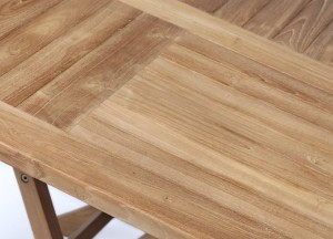 Teak Houten Klaptafel - 120x120x75 - Praktisch en Stijlvol voor Compact Genieten