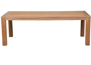 Nelson Teak Tuintafel 220x100 | Massief Hout &amp;amp; RVS | Teakea - Teakea