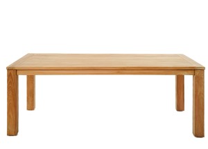 Nelson Teak Tuintafel 220x100 | Massief Hout &amp; RVS | Teakea