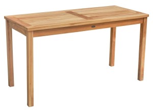 Teak tuintafel Bistro 140×60 cm – smal &amp;amp; duurzaam - Teakea