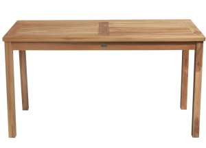 Teak tuintafel Bistro 140×60 cm – smal &amp; duurzaam