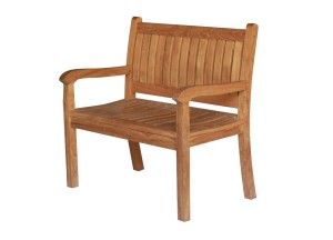 Teak Tuinbank Beaufort – 100 cm | Compacte 2-Zits Bank voor Buiten - Teakea