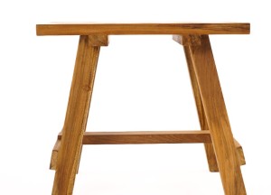 Teakhouten Krukje Slates | 50x30x45 | Hergebruikt Teakhout